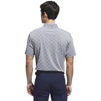 adidas Mens Ult 365 Houndstooth Jacquard Golf Polo, Navy