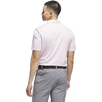 adidas Mens Ult 365 Houndstooth Jacquard Golf Polo, Pink
