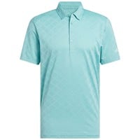 adidas Mens Ult 365 Houndstooth Jacquard Golf Polo