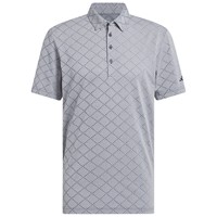 adidas Mens Ult 365 Houndstooth Jacquard Golf Polo, Navy