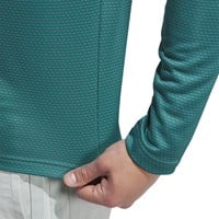 adidas Mens Perf Printed 1/4 Zip Golf Pullover, Teal