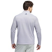 adidas Mens Perf Printed 1/4 Zip Golf Pullover, White