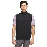 adidas Mens Ult 365 1/4 Zip Golf Vest, Black