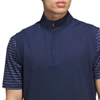adidas Mens Ult 365 1/4 Zip Golf Vest, Navy