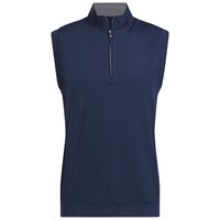 adidas Mens Ult 365 1/4 Zip Golf Vest, Navy
