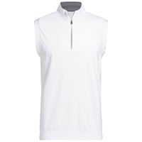adidas Mens Ult 365 1/4 Zip Golf Vest, White
