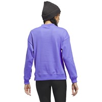adidas Women's Go-To Golf Mock Sweatshirt, Blue