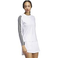 adidas Women's Ultimate365 Knit Long Sleeve Golf Shirt, White