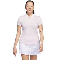 adidas Womens Ult 365 Jacquard Golf Polo, Pink