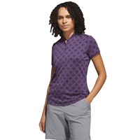adidas Womens Ult 365 Jacquard Golf Polo, Purple