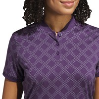 adidas Womens Ult 365 Jacquard Golf Polo, Purple