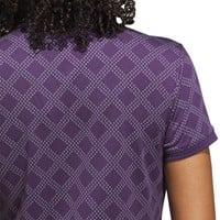 adidas Womens Ult 365 Jacquard Golf Polo, Purple