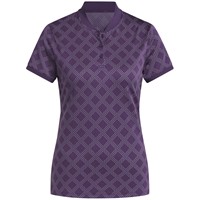 adidas Womens Ult 365 Jacquard Golf Polo, Purple