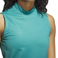 adidas Womens Ult 365 Gradient Sleeveless Mock Golf Top, Green