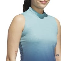 adidas Womens Ult 365 Gradient Sleeveless Mock Golf Top, Navy