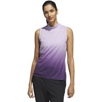 adidas Womens Ult 365 Gradient Sleeveless Mock Golf Top, Purple