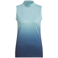 adidas Womens Ult 365 Gradient Sleeveless Mock Golf Top, Navy