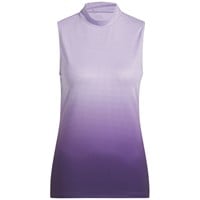 adidas Womens Ult 365 Gradient Sleeveless Mock Golf Top, Purple