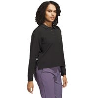 adidas Womens Long Sleeve Golf Polo, Black