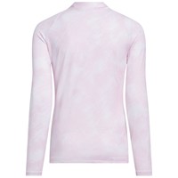 adidas Junior Printed Golf Pullover, Pink
