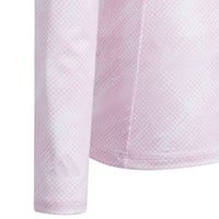 adidas Junior Printed Golf Pullover, Pink