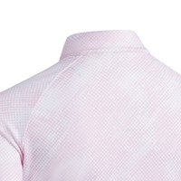 adidas Junior Printed Golf Pullover, Pink