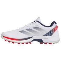 adidas Mens adizero ZG25 Ryder Cup SL Golf Shoes, White/Blue