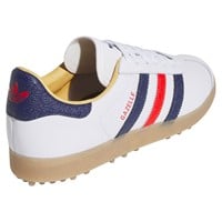 adidas Mens Orginals Gazelle Ryder Cup Golf Shoes, White/Blue