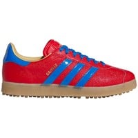 adidas Mens Gazelle Lux Golf Shoes, Red/Blue