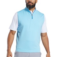 FootJoy Men's Approach 1/4 Zip Golf Vest, Light Blue