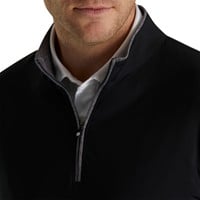 FootJoy Men's Lightweight Golf Pullover, Black