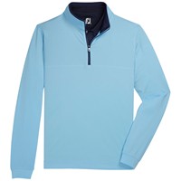 FootJoy Men's Lightweight Golf Pullover, Light Blue