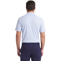Puma Mens MATTR Houndstooth Golf Polo, Blue