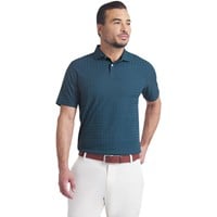 Puma Mens MATTR Houndstooth Golf Polo, Green