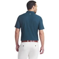 Puma Mens MATTR Houndstooth Golf Polo, Green