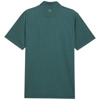 Puma Mens MATTR Lotus Print Golf Polo, Green