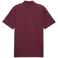 Puma Mens MATTR Lotus Print Golf Polo, Maroon