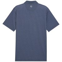 Puma Mens MATTR Lotus Print Golf Polo, Navy