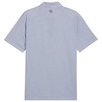 Puma Mens MATTR Lotus Print Golf Polo, White