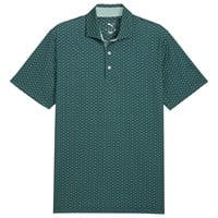 Puma Mens MATTR Lotus Print Golf Polo
