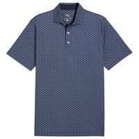 Puma Mens MATTR Lotus Print Golf Polo, Navy