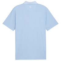 Puma Mens MATTR Stripe Jacquard Golf Polo, Blue