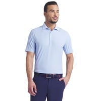 Puma Mens MATTR Stripe Jacquard Golf Polo, Blue