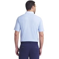 Puma Mens MATTR Stripe Jacquard Golf Polo, Blue