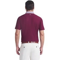 Puma Mens MATTR Stripe Jacquard Golf Polo, Maroon