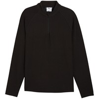 Puma Mens Boulder 2.0 1/4 Zip Golf Pullover, Black