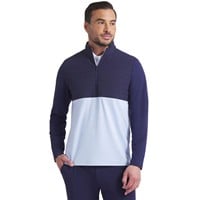 Puma Mens Cloudspun Tech Hybrid Golf Pullover, Navy