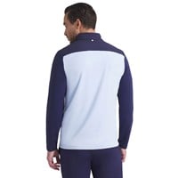 Puma Mens Cloudspun Tech Hybrid Golf Pullover, Navy