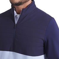 Puma Mens Cloudspun Tech Hybrid Golf Pullover, Navy