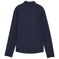 Puma Womens Houndstooth 1/4 Zip Golf Pullover, Navy